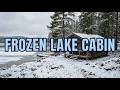 Cozy Cabin in the Snow — Fireplace &amp; Snowfall Ambience for Deep Sleep (4 Hours)