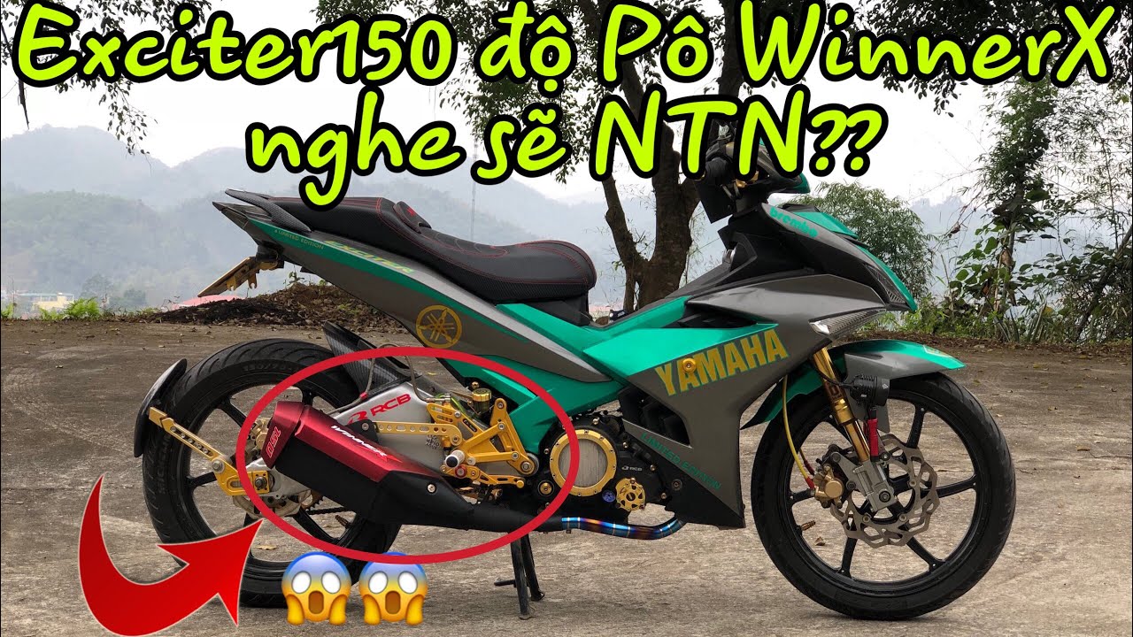 Cận cảnh hình ảnh Exciter 150 độ pô Multistrada cực đẹp