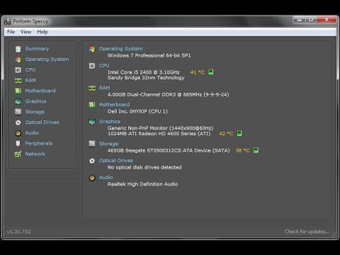 program speccy program speccy