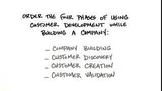 Four Phases Of Customer Development