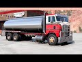 BeamNG Drive Update - T83s Cabover Tanker Truck Transporting Diesel in Utah