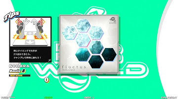 【DDR WORLD】 fluctus  Ashrount 【SINGLE Basic8】 SPEED450 REVERSE