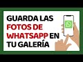 Cómo Guardar las Fotos de WhatsApp en la Galería Automáticamente