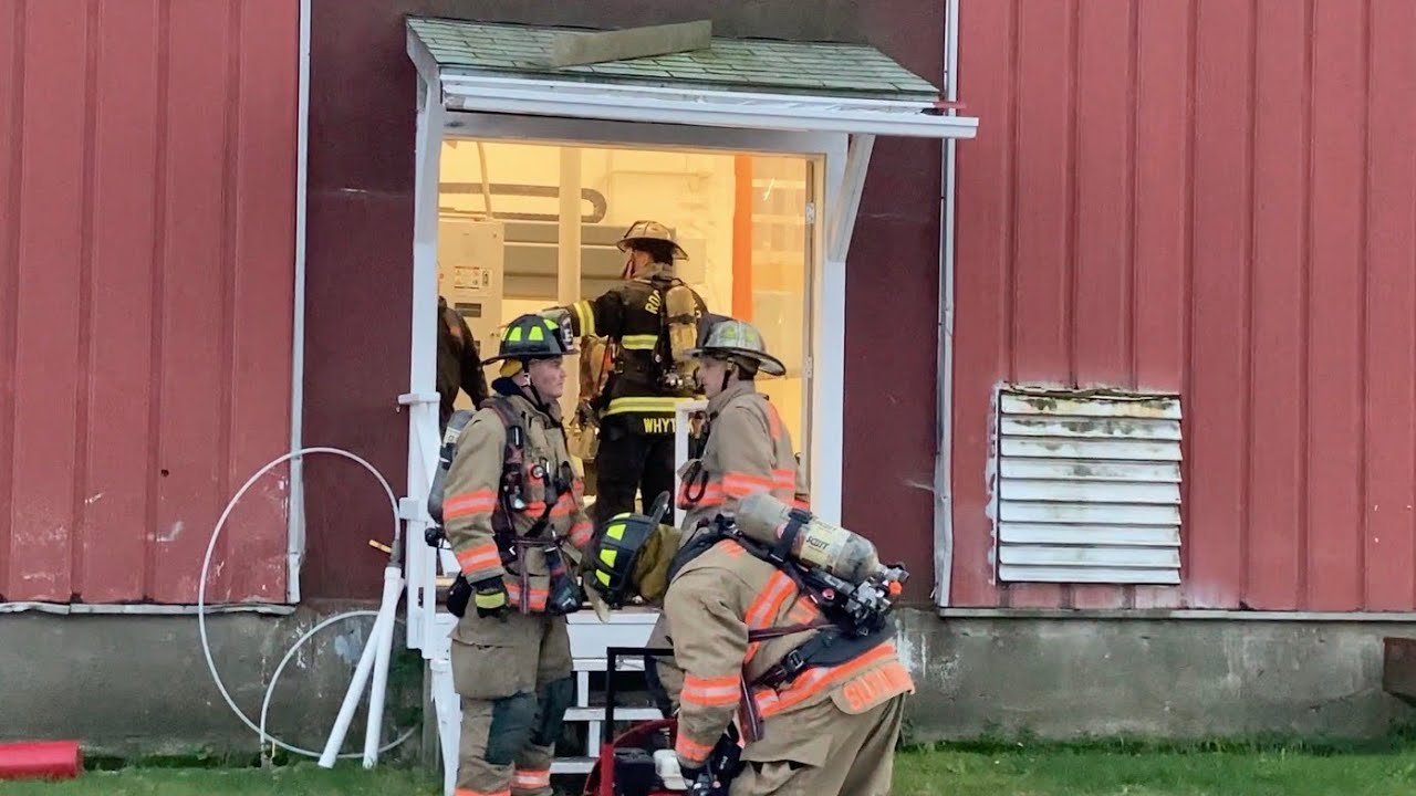 1st Alarm Building Fire Response Thomaston, ME YouTube