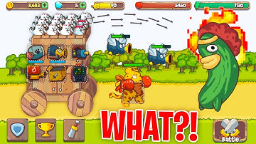 Fighting a Pickle With Ducks?! Cat