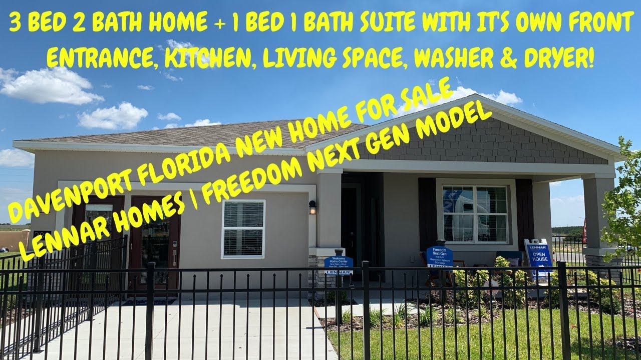 Davenport Florida New Home For Sale | Freedom Next Gen Model by Lennar Homes |