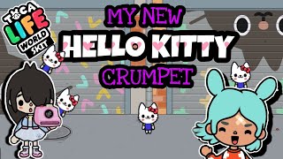 My New Hello Kitty Crumpet in Toca Boca | Toca Life Skit