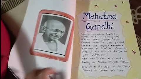 B.ed. 1st semester project on Rabindranath tagore and Mahatma gandhi File