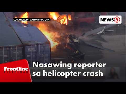 News helicopter na nagbabalita ng disgrasya, bumagsak; 3 patay | Frontline Pilipinas