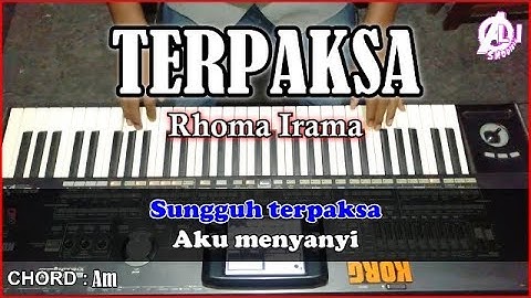 TERPAKSA - Rhoma irama | Karaoke Dangdut Korg Pa3x (Chord&Lirik)