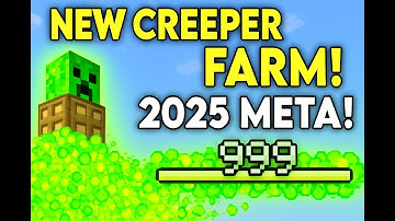 NEW UPDATED Minecraft 1.21.10 CREEPER Farm Tutorial