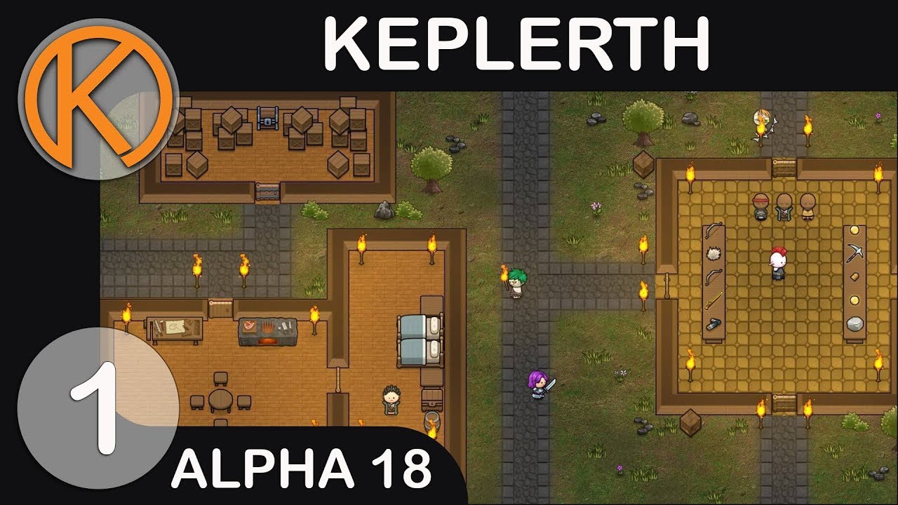 Keplerth Alpha 18 RIMWORLD MEETS TERRARIA AND IT'S FUN! Ep. 1 Let