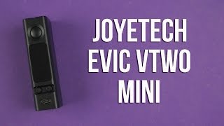 Распаковка Joyetech eVic Vtwo Mini Battery Black JTEVTWMINBK