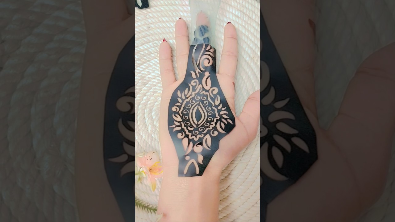 Beautiful sticker mehndi design #shorts