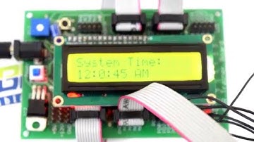 DS1307 RTC based Digital Clock Designing in 12 Hour Format with ATmega16 and LCD Display by ABLab
