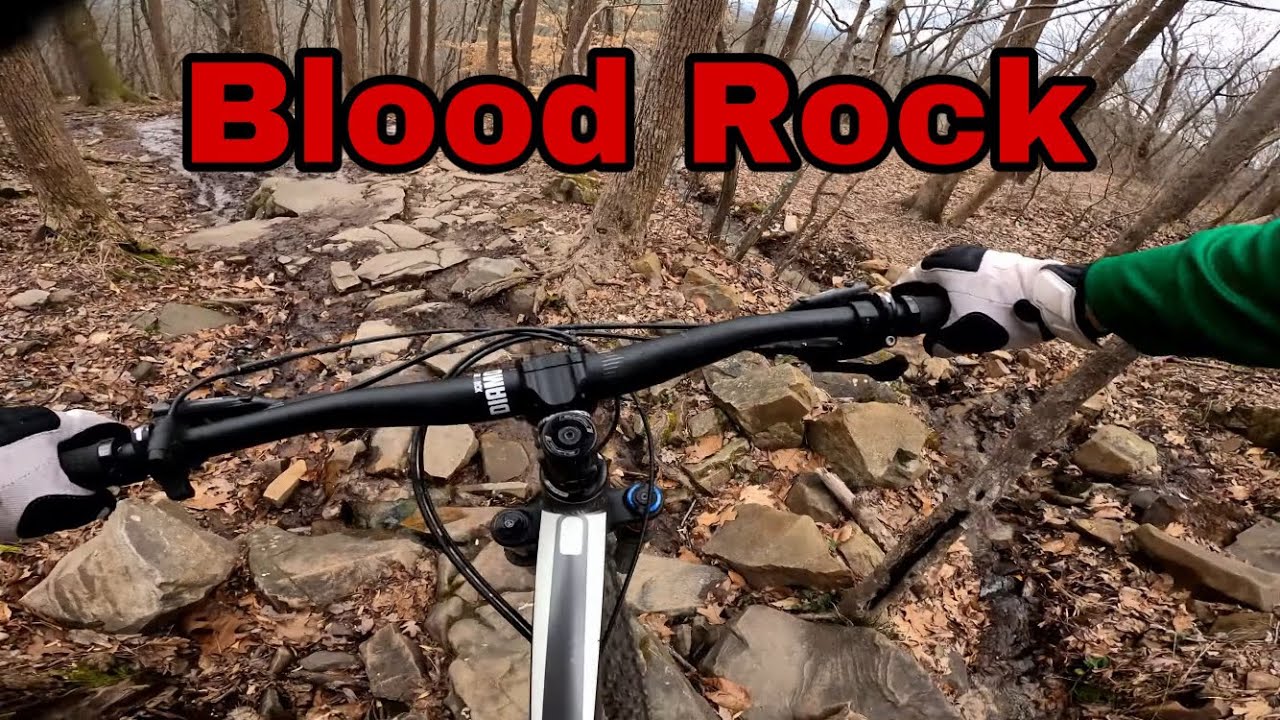 Blood Rock! The infamous trail at Oak Mountain State Park