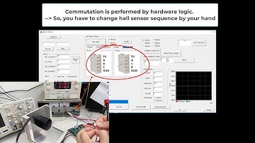 Auto Hall Sensor Sequence Check and Commutation in BLDC motor