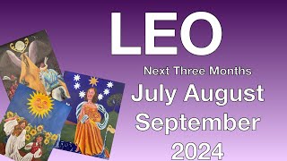 ♌️ Leo Next Three Months July August September 2024 Joy Success Vitality