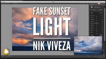 How to Fake Sunset Light using only Nik Viveza