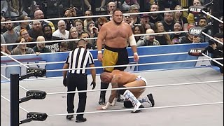 CM PUNK vs SAMOA JOE - AEW All In London 2023 - Wembley Stadium - 27 August 2023 (FANCAM)