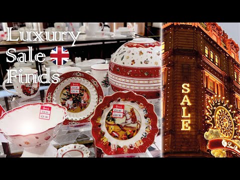 Year-End & New Year Sale! HARRODS & FORTNUM & MASON / Luxe Shopping Experience & Rare New Year Finds