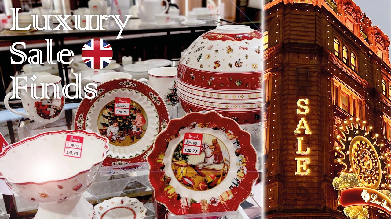 年末年始のセール！HARRODS & FORTNUM & MASON✨特別なショッピング体験と我が家のレアな年明け / 購入品紹介