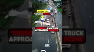 A truck driver turned into a hero #shorts