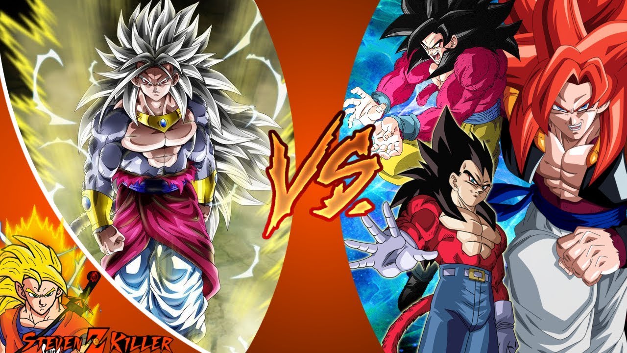 Super Saiyan God Goku Vs Super Saiyan 5 Broly!!!