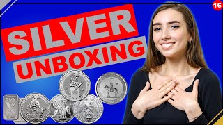 Treasure unboxing Silver from Canadian PMX. Silver stacking and bullion collection.