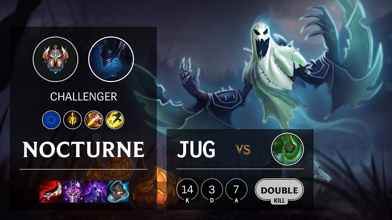 Nocturne Jungle vs Zac - EUW Challenger Patch 10.23