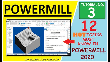 #Delcam #Powermill 2020 Hindi Tutorials | How to use #postprocessor in Powermill for cnc #nc file