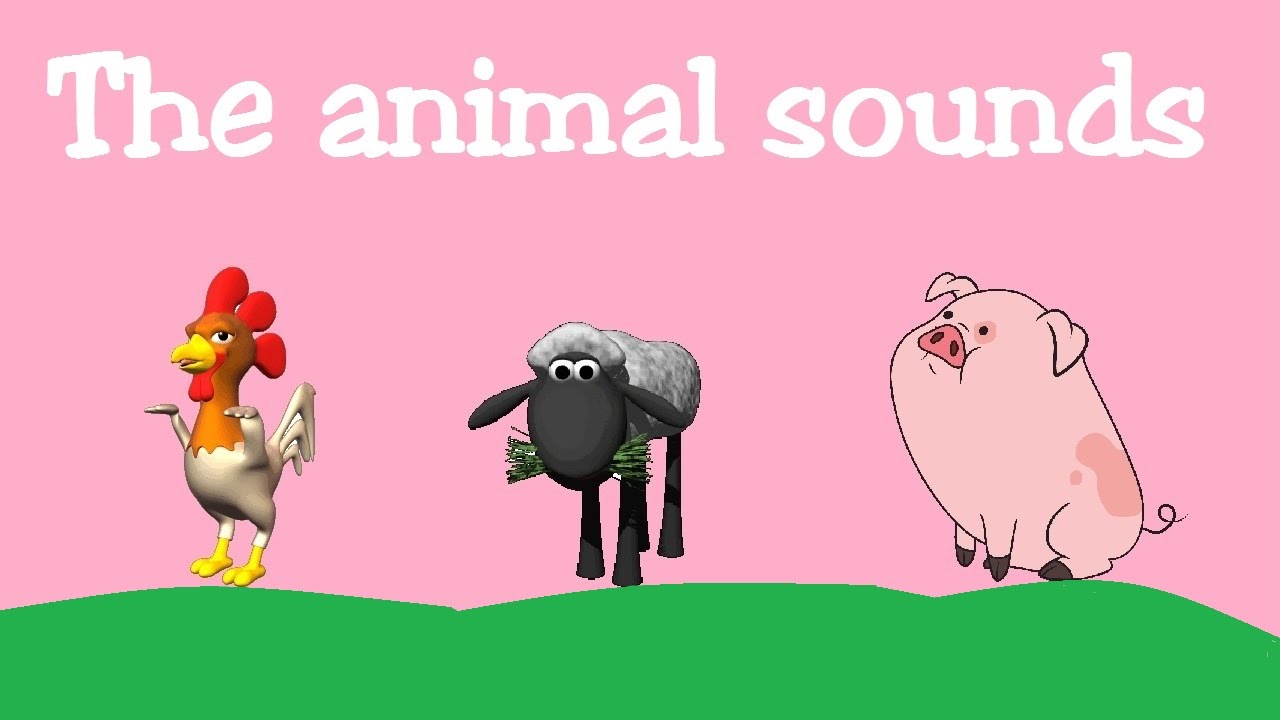 The Animal Sounds Song For Children, baby. Nursery Rhymes. Song about