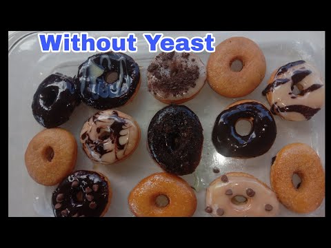 How to make donut without yeast|without egg|Easy Donut recipe