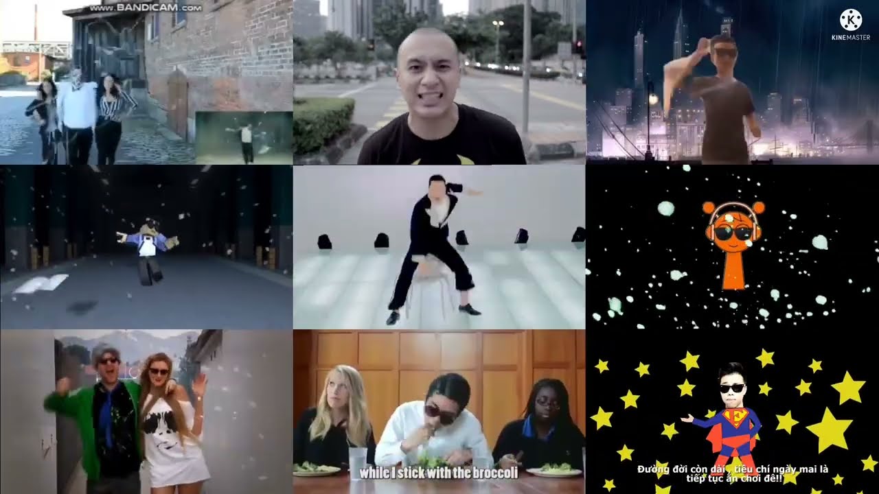 9 Gangnam Style Parody Mashup 