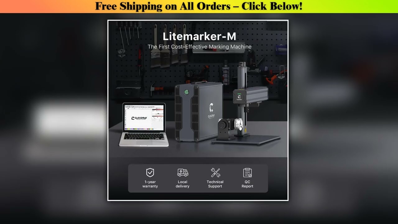 Cloudray 30/50/60W Fiber Laser Marking Machine 110*110mm For Cutting Jewelry Gold Silver Stainless