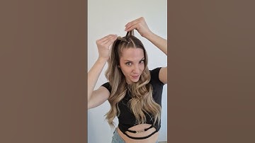 HOW TO FAKE DUTCH BRAIDS 😱 #braids #hairstyle #hair #braidstyles #braid #hairtutorial #hairhacks