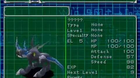 Digimon World 2 All Digimons