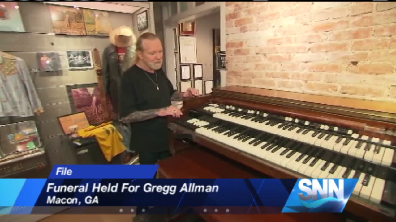 SNN: Gregg Allman's funeral held in Macon, GA - YouTube