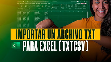 Cómo Importar un ARCHIVO TXT para EXCEL (TXTCSV) | Paso a Paso