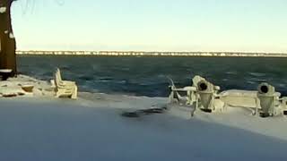 Last nights storm on Lake St.Clair