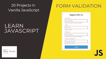 Project # 1 - JavaScript Form Validation in Urdu / Hindi