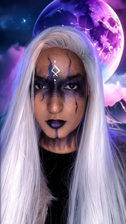 Unleash your inner Viking goddess 💜#transitions #makeuptutorial #viking