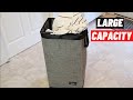 SOLEDI 100L Large Laundry Basket Review 2022 | Collapsable Laundry Hamper with Handles