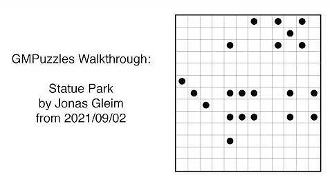 GMPuzzles - 2021/09/02 -  Statue Park by Jonas Gleim