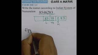 #8 Ex 1.1 | Ch 1 Knowing Our Numbers | Class 6 Maths NCERT New Syllabus #shorts #math #trick