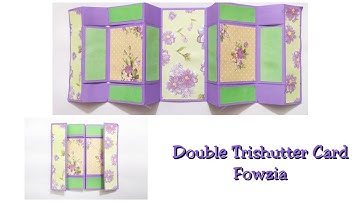 Double Tri-Shutter Card | Fowzia