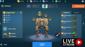 WAR ROBOTS LIVE STREAM ANGLER HOW GOOD IS IT? #WARROBOTS