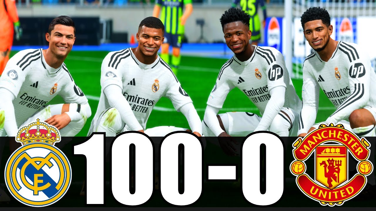 FC 26 | RONALDO, MESSI, MBAPPE, NEYMAR, ALL STARS | REAL MADRID 100-0 MANCHESTER UNITED | PS5 [4K60]