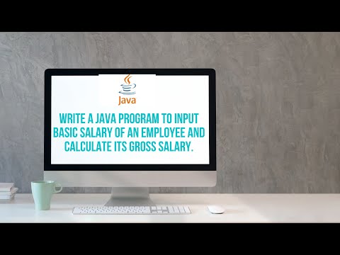 Write a Java program to input basic salary of an employee and calculate its Gross salary|| Class 12