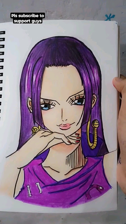 Drawing Boa Hancock #onepiece #boa #trendingshorts #drawingmaster12 #animeart